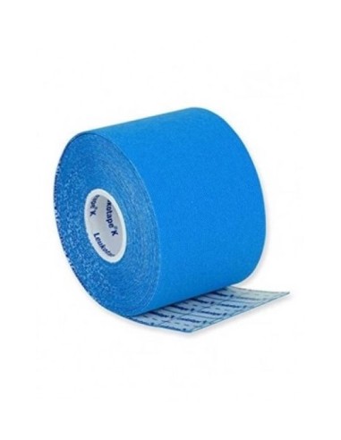 BENDA ADESIVA LEUKOTAPE K PER TAPING FISIOTERAPICO LARGHEZZA 5 CM LUNGHEZZA  5 M COLORE BLU IN ROTOLO