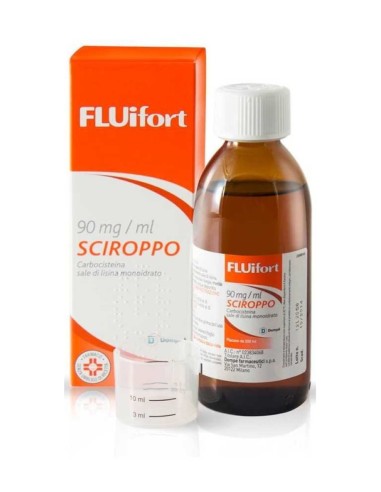 Fluifort Sciroppo 200ml 9% con Misurino