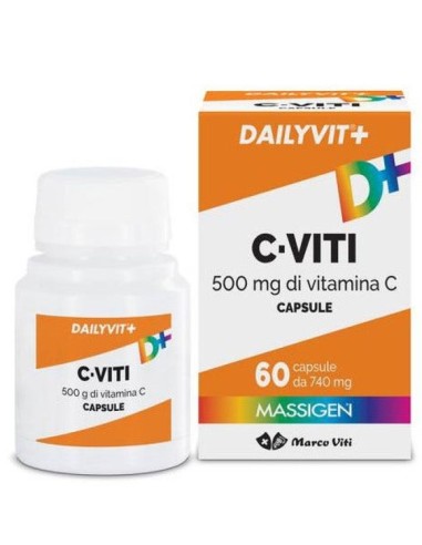 Marco Viti Massigen Dailyvit+ C Viti Vitamina C 60 Capsule