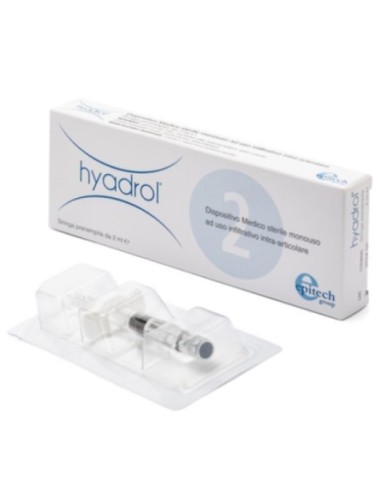 Hyadrol Siringa Intra-Articolare con Acido Ialuronico 1% e Adelmitrol 2% Capacità 2ml