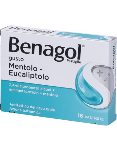 Benagol Mentolo & Eucaliptolo 24 Pastiglie Mal Di Gola